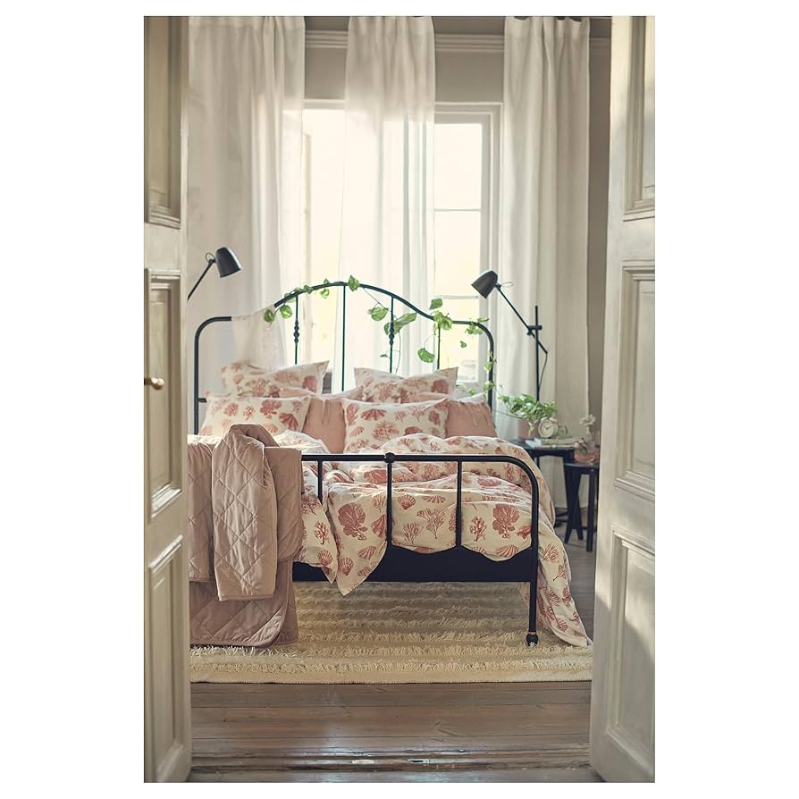 Ikea PEDERSBORG rug, flatwoven, 133x195 cm, natural/off